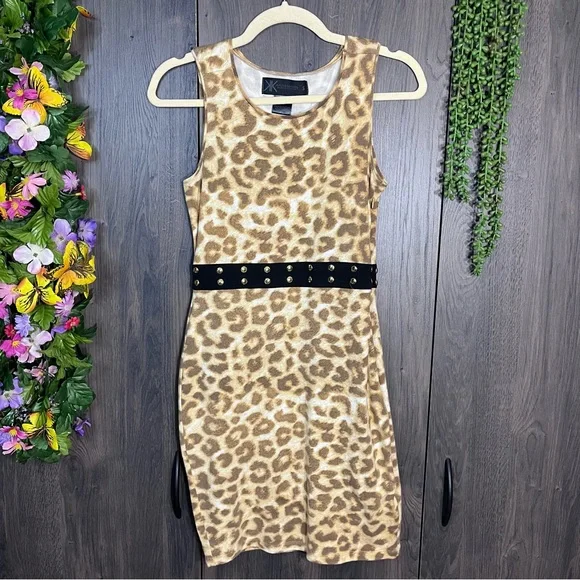kardashian kollection bodycon dresses Kardashian Kollection | Dresses | Kardashian Kollection Sleeveless Leopard  Printed Bodycon Dress Size Small